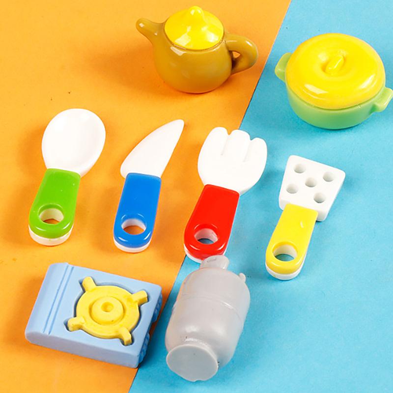 

Dollhouse Mini Resin Micro Landscape Kitchen Kitchenware Diy Accessories Toys