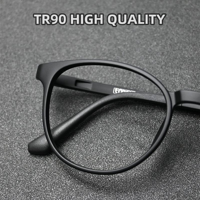 Ultralight TR90 Photochromic Reading Glasses Men Women Vintage Round Small Frame Myopia Optical Prescription Eyewear Comfortable