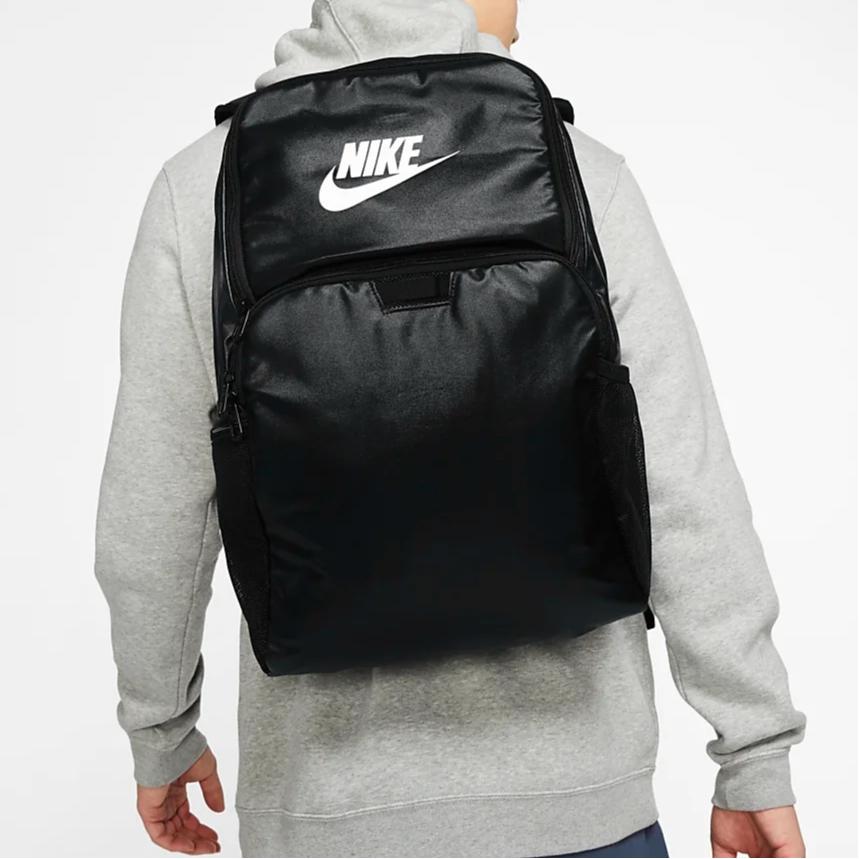 Nike Polyester Backpack Regular Men's Black & White BA6123-011
