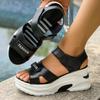 Fashion Chunky Platform Sandals for Women Summer New Thick Bottom Sports Sandals Woman Plus Size 42 Fashion Wedge Heel Sandalias Mujer
