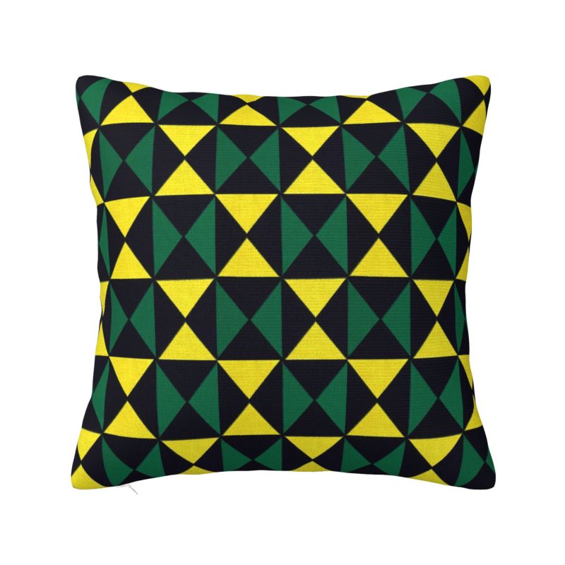Afrikaanse Etnische Ankara Stijl Kussenhoes x cm Polyester Zachte Plaid Kussenhoes Voor Bank Zitdecoratie Beddengoed Kussensloop