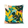 New Nap Pillow Green Leaves Sofa Plush Pillow Cover Home Bedroom Sofa Summer Pillow Cover