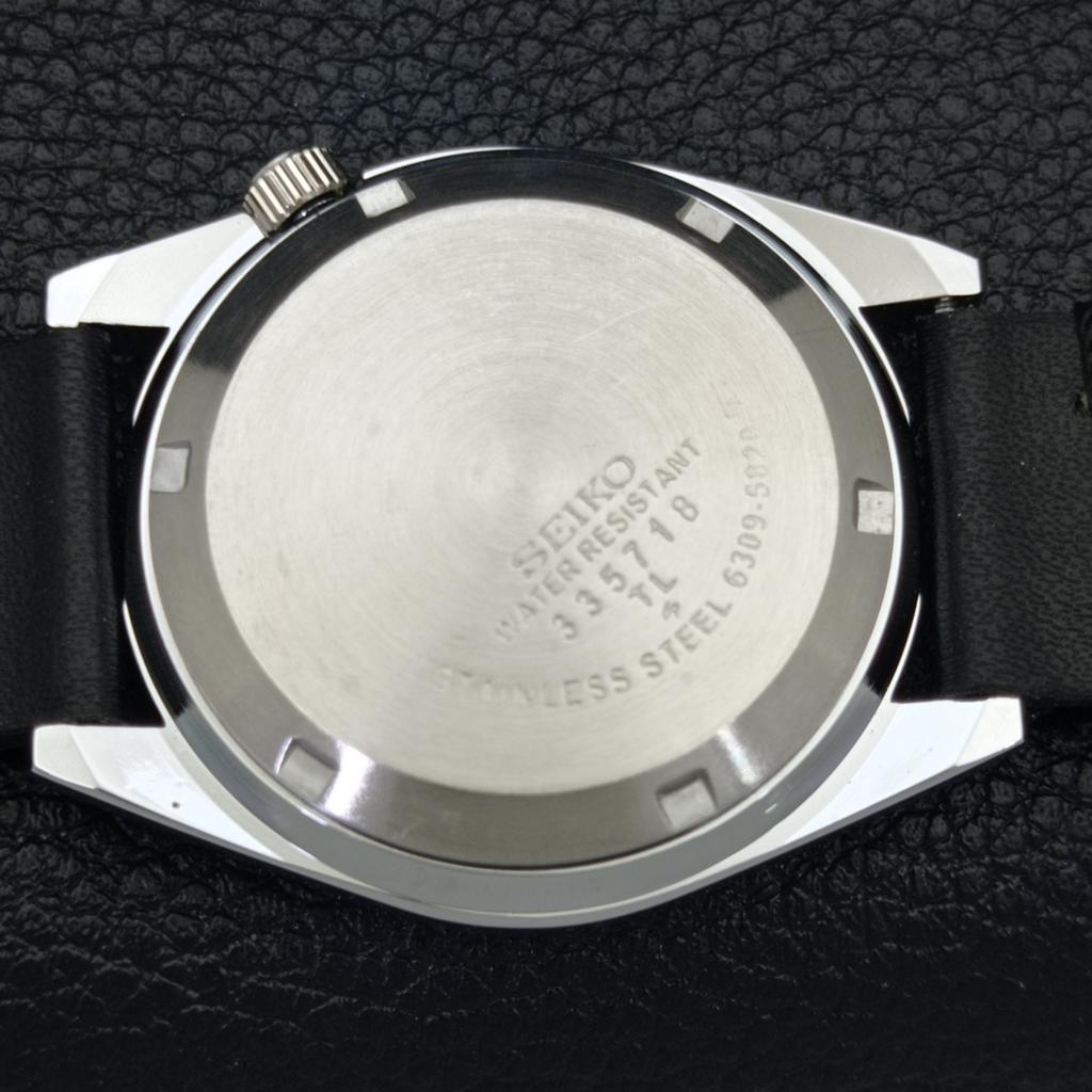REFURBISHED JAPAN MADE SEIKO 5 AUTOMATIC MENS WATCH BLACK DIAL CUSTOM A440118-2 QV90-a440118
