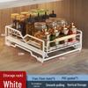 Kitchen Cabinet Pull-Out Organizer Rack