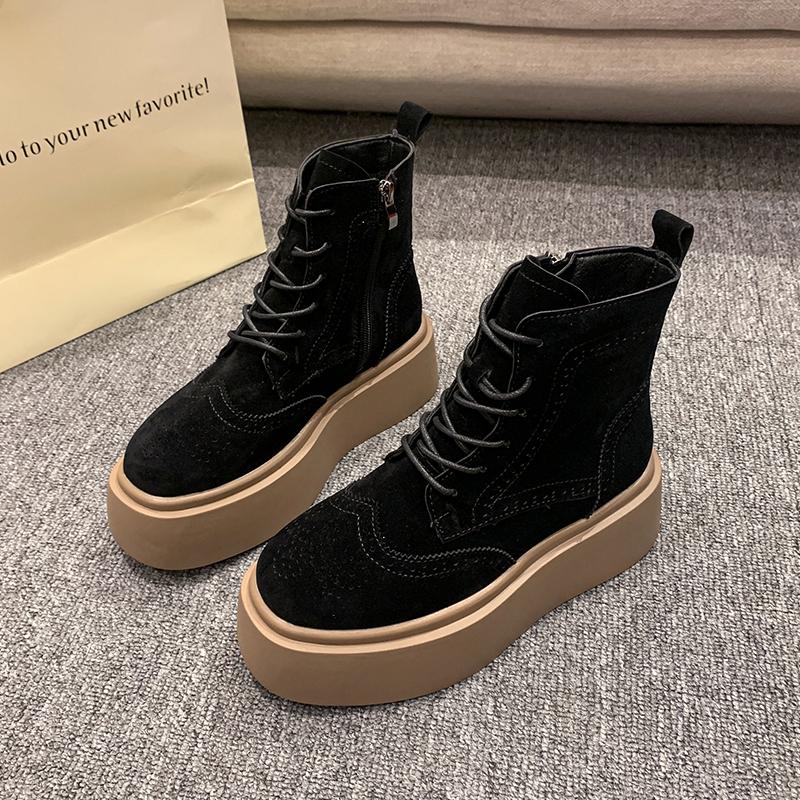 Fashion Suede Platform Women Snow Ankle Boots Tassels Flats Shoes Winter FashioNew Brand 2024 New Trend Designer Cozy