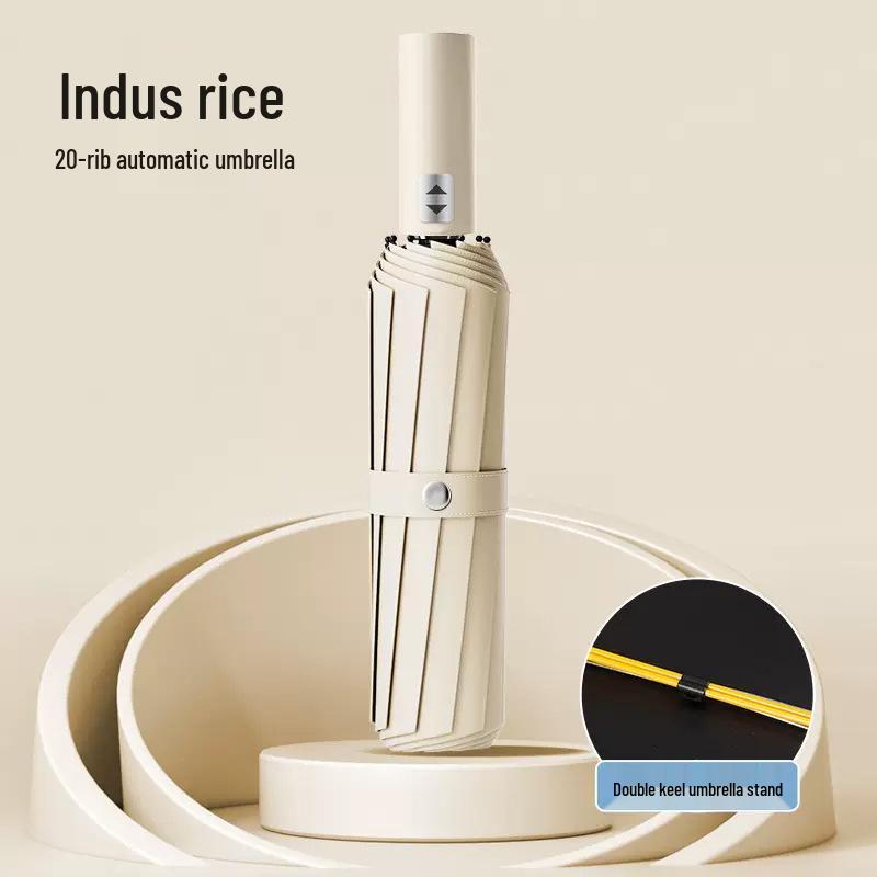 72-Rib Automatic Windproof UV Protection Umbrella: Extra Large, Foldable, Rain or Shine
