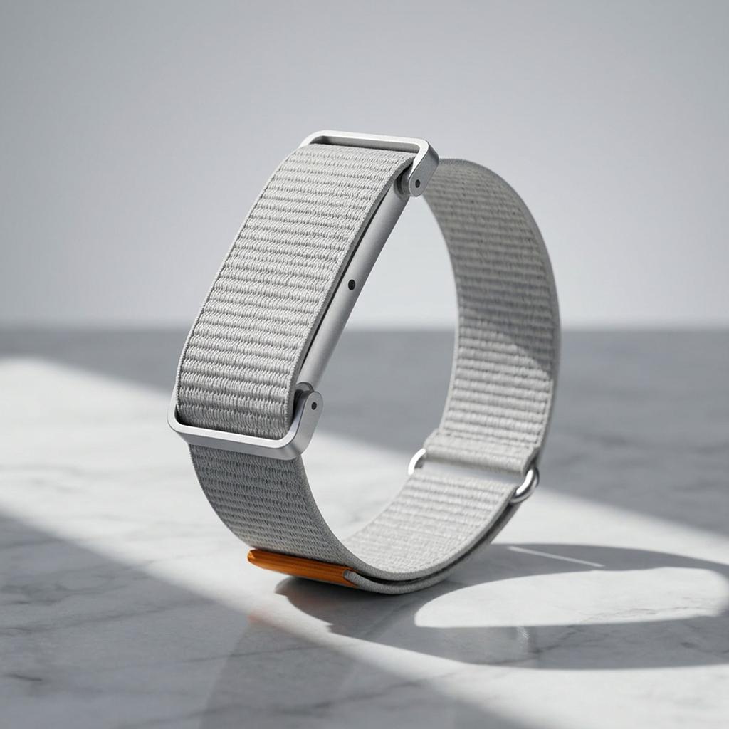Nylon Strap + Metal Case for Google Fitbit Air Soft Breathable Loop Wristband Replacement Sport Strap Fits for Fitbit Air Band