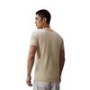 Calvin Klein Solid Color Round Neck Slim Fit Short Sleeve T-Shirt Men Tops Light-Khaki J324127-ACI