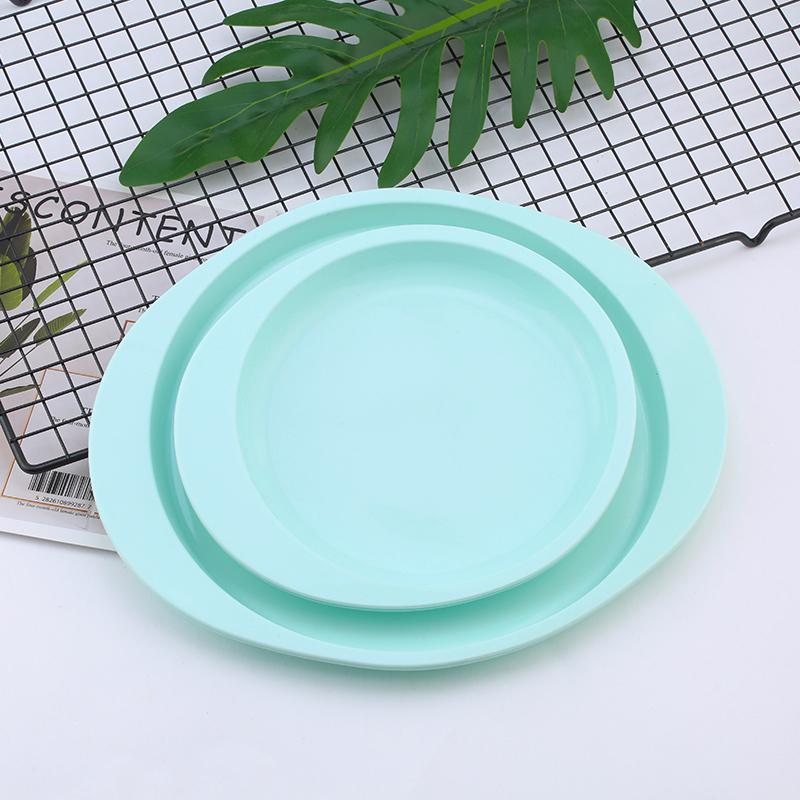 FAIS DU 4/6/8inch Round Cake Layer Mold Silicone Cake Pan NonStick Mousse Cheese Bakeware Mold for DIY Baking Rainbow Cake Tools