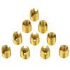 10pcs M8 X M5 Self Tapping Threaded Insert 302 Slotted Type Screw Bushing for Thread Repair