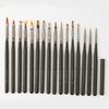 Wooden Handle Nail Drawing Brushes For Manicure Lines Painting Gradient Uv Gel Extension Builder Drawing Pen