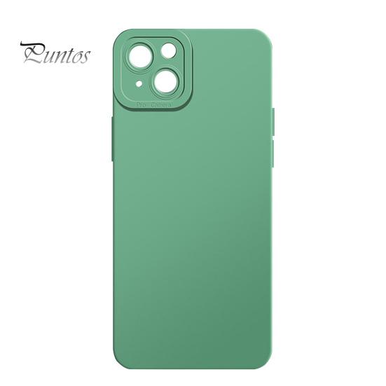 

Задняя крышка телефона, противоударный ультратонкий однотонный чехол из ТПУ для iPhone 13 Mini/13/13 Pro/13 Pro Max for iPhone 13 Mini зелёный