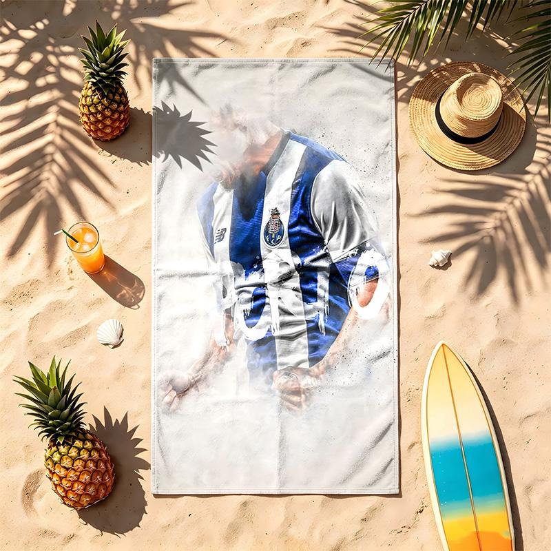 Futebol Clube Do Porto (1) Theme Beach Towel Sand Resistant Soft And Comfortable Suitable For The Pool Camping Yoga And Diving A Travel