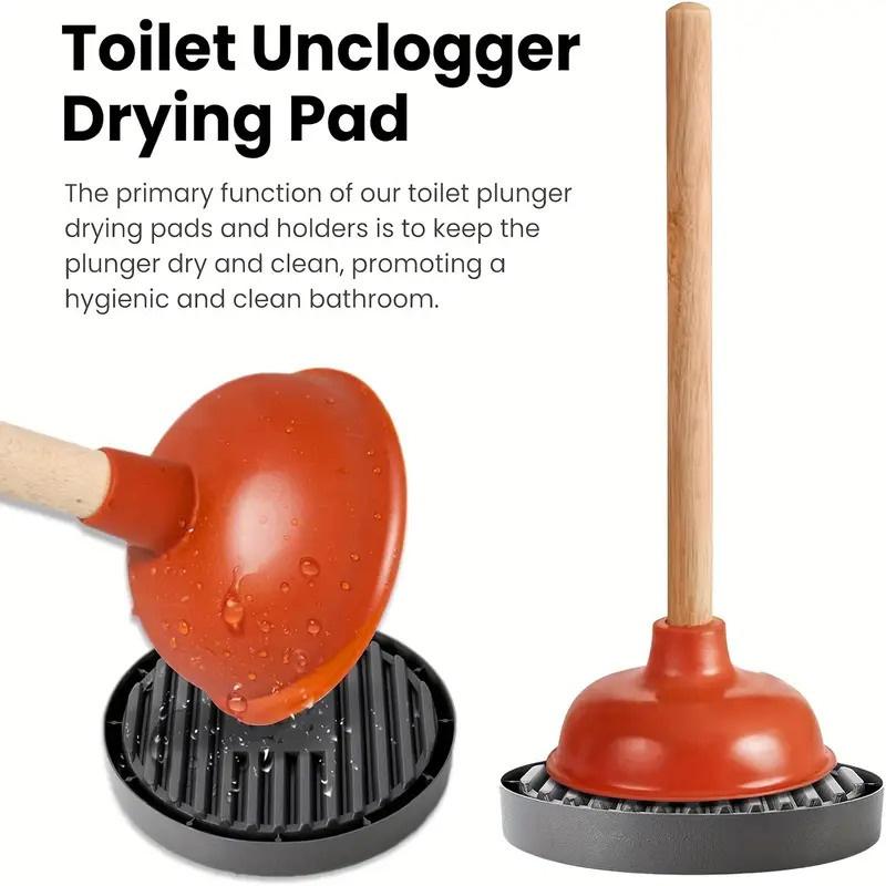 Držák na záchodový zvon Generický podnos na zvon Držák na zvon Snadno čistitelná podložka na sušení zvonu Podnos na záchodový zvon na záchod