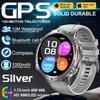 2025 NEW Outdoor Military GPS Smartwatch Men 1.73"HD Screen Compass 1000MAH Heart Rate BT Call 10M Waterproof Watch for HUAWEI