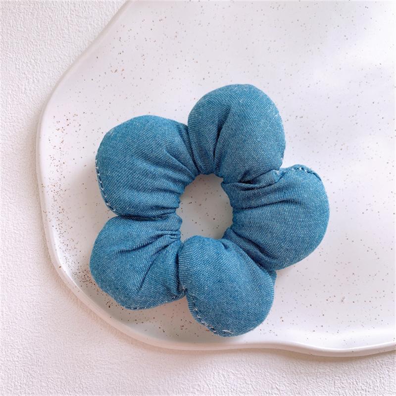 Super Süße Blumen Scrunchies Kinder Mädchen Kind Elastisches Haarband Accessoires Haargummi Haargummi Kopfschmuck Kopfbedeckung Ornament