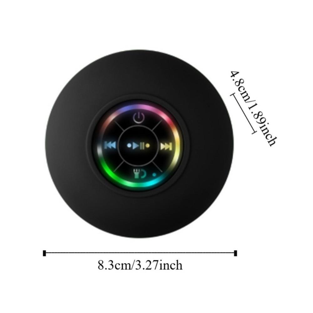 Portable Shower Subwoofer with Suction Cup Waterproof Handsfree Loudspeaker  For Bathroom