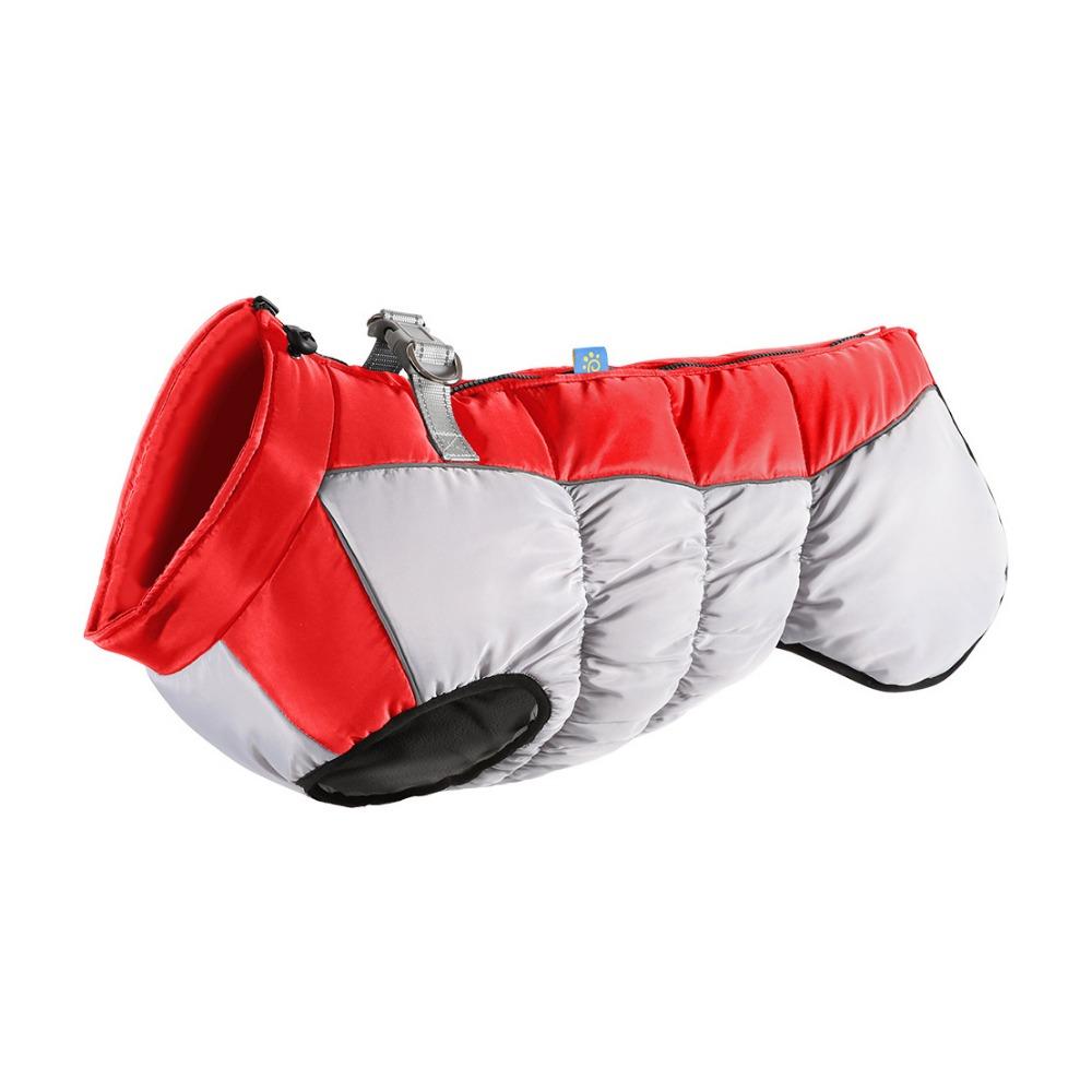 

Водонепроницаемое стеганое пальто для питомца, теплое пальто-жилет для собаки, модное зимнее пальто для большой собаки на осень-зиму 4XL красный