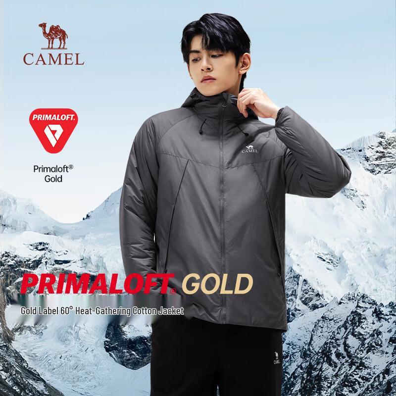 

Camel Men s Primaloft Gold 60g Hooded Padded Jacket 3XL
