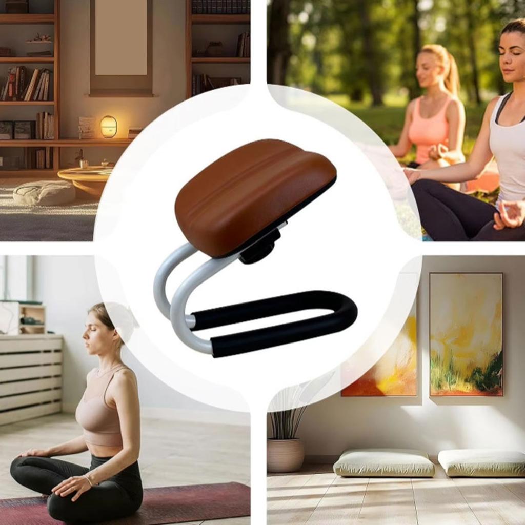 Verdickter Schwamm-Gebetsstuhl mit rutschfesten Gummifüßen, höhenverstellbar, für den Gebrauch zu Hause, im Tempel, im Yogastudio