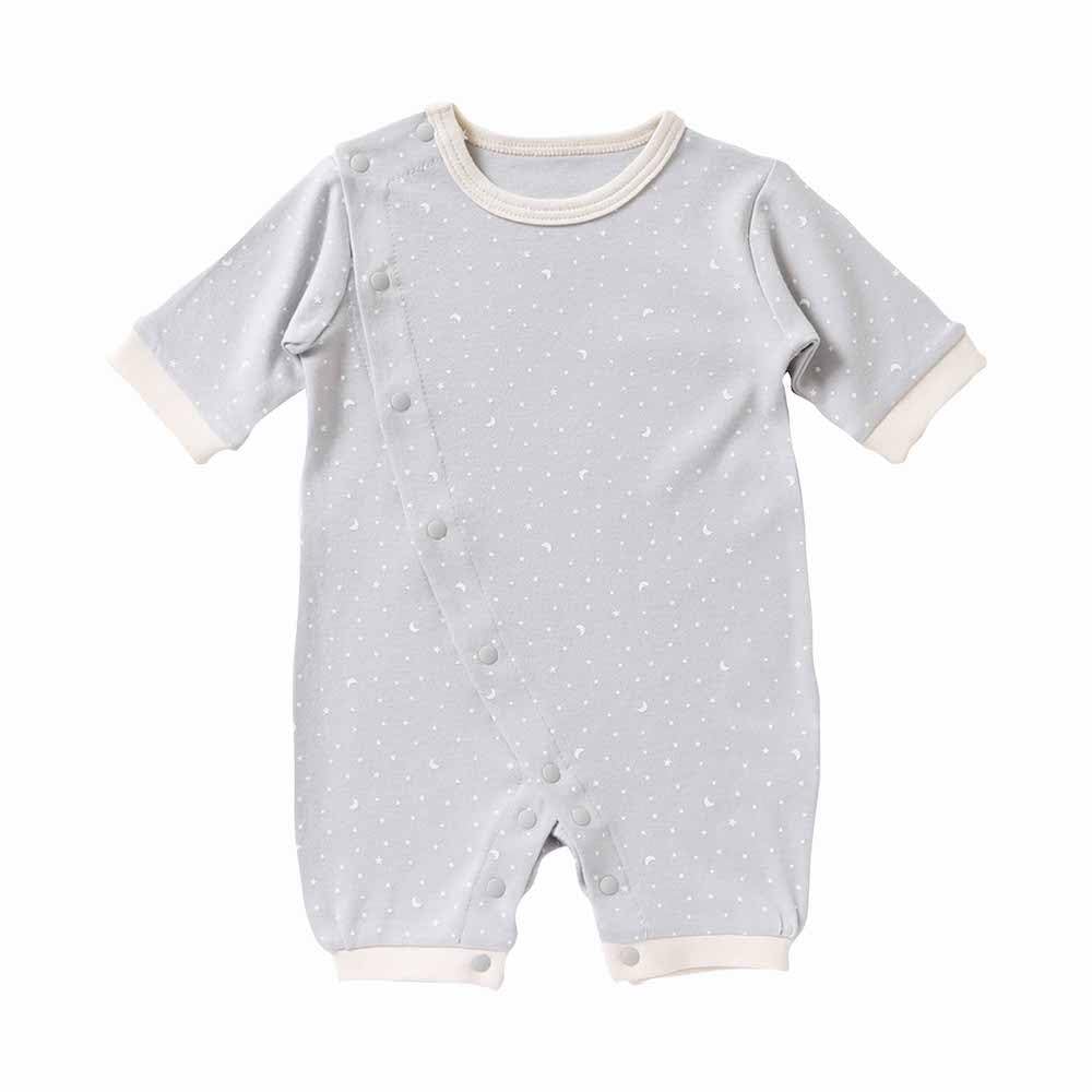 

de Smooth Star Pattern Mini Coveralls for for Boys and Girls Autumn and Winter [Cream Coco] Babies, 100% Cotton, 50cm, 60cm, Warm, Stars, Cute, серый