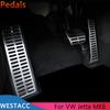 Car Pedals for Volkswagen VW Jetta MK6 LHD AT MT Parts Accelerator Gas Foot Brake Clutch Rest Pedal Cover Pad Kit