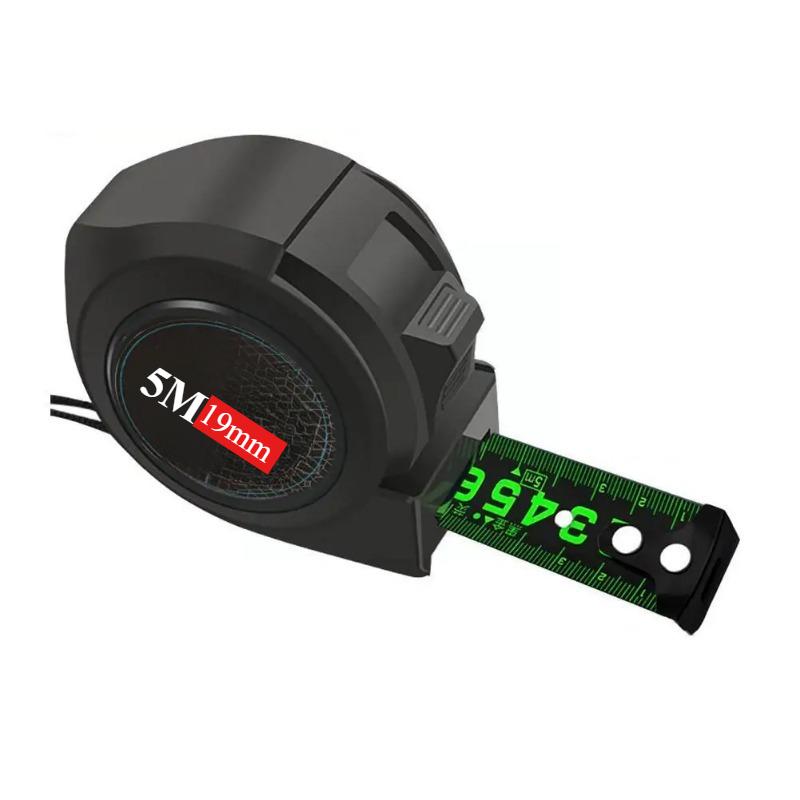 5/7.5/10M High Precision Thickened Self-lock Tape Measure Fluorescent Wear-resistant Steel Tape Measuring Tape Gauging Tools