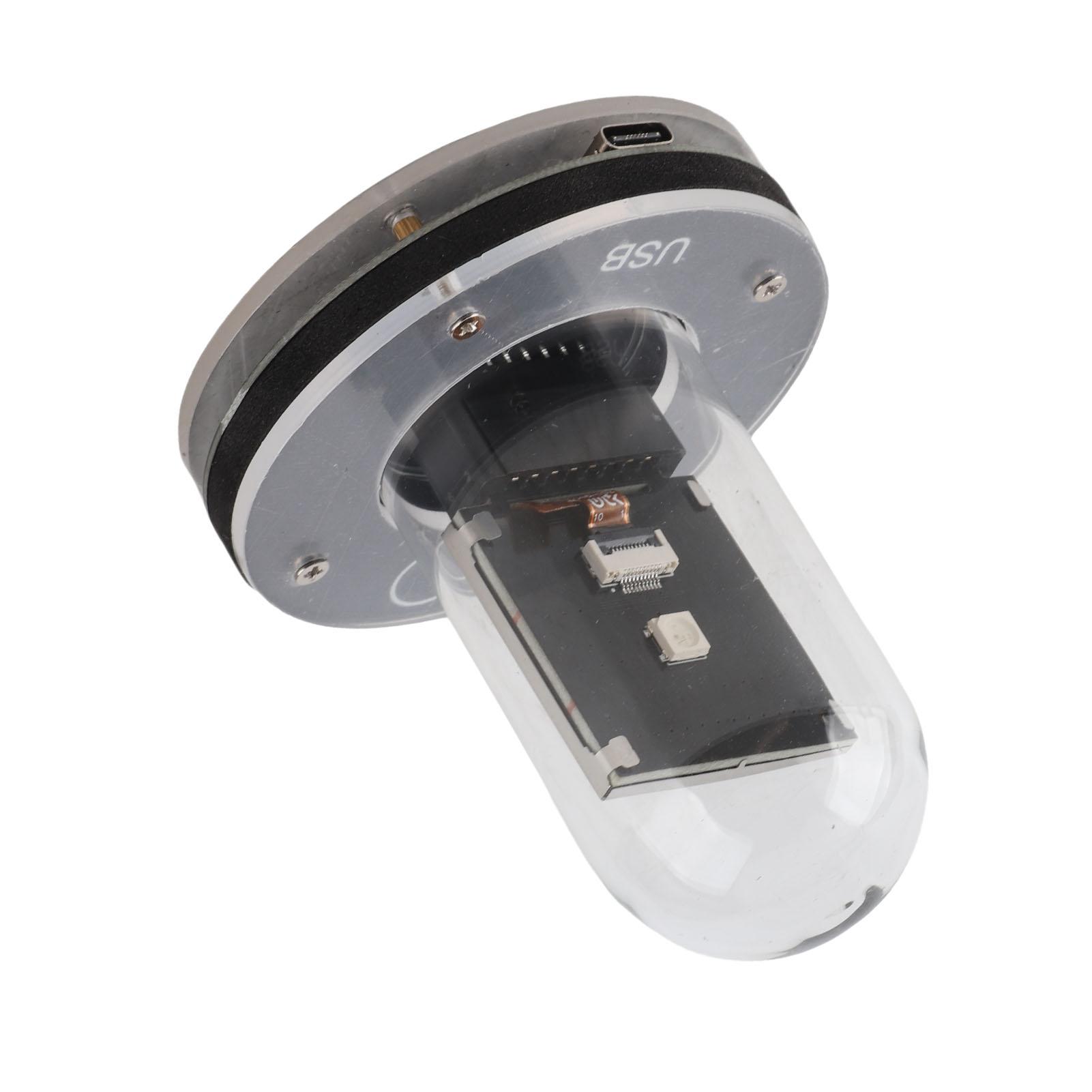 

Часы на газоразрядных индикаторах WiFi RGB IPS ЖК-экран Погодный дисплей 12 24-часовые часы с электронными лампами