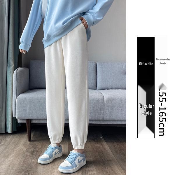 Women s Early Autumn/Winter 2025 Chenille Wide-Leg Lantern Sports Pants XL