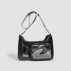 Two-Dimensional Texture Small Food Commuting Daily Transparent Bag Women'S Pain Bag Shoulder Messenger Bag