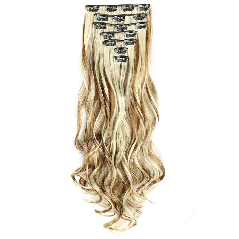 MERISIHAIR 6 Pieces/set of 24 Inch Wig Curly Hair 16 Hairpins, Wig Styling, Hairpin Synthetic Hairpin, Heat-resistant
