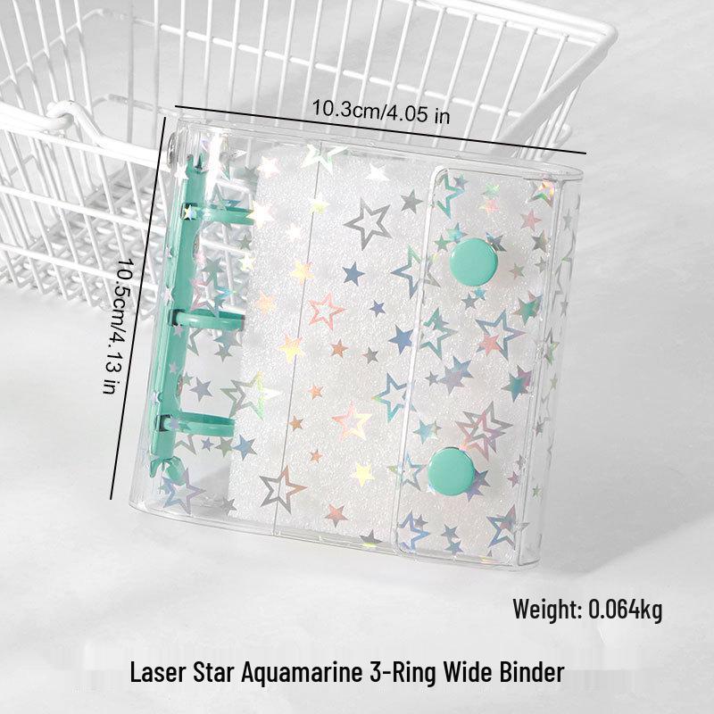 M5 Transparent PVC Binder Cover for A6/A7 Photocards & Stickers