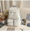 Schoolbag Japanese ins new high-value schoolbag, sweet star bar pain bag, lightweight and versatile backpack for junior high school students