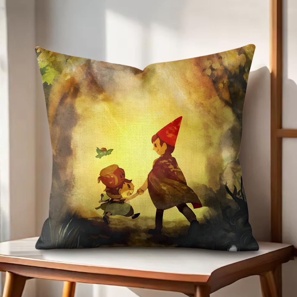 OOver The GGarden WWall Cushion Cover Natural Linen Organic Fabric DoubleSided Printing Couch Pillow Covers Home Decor