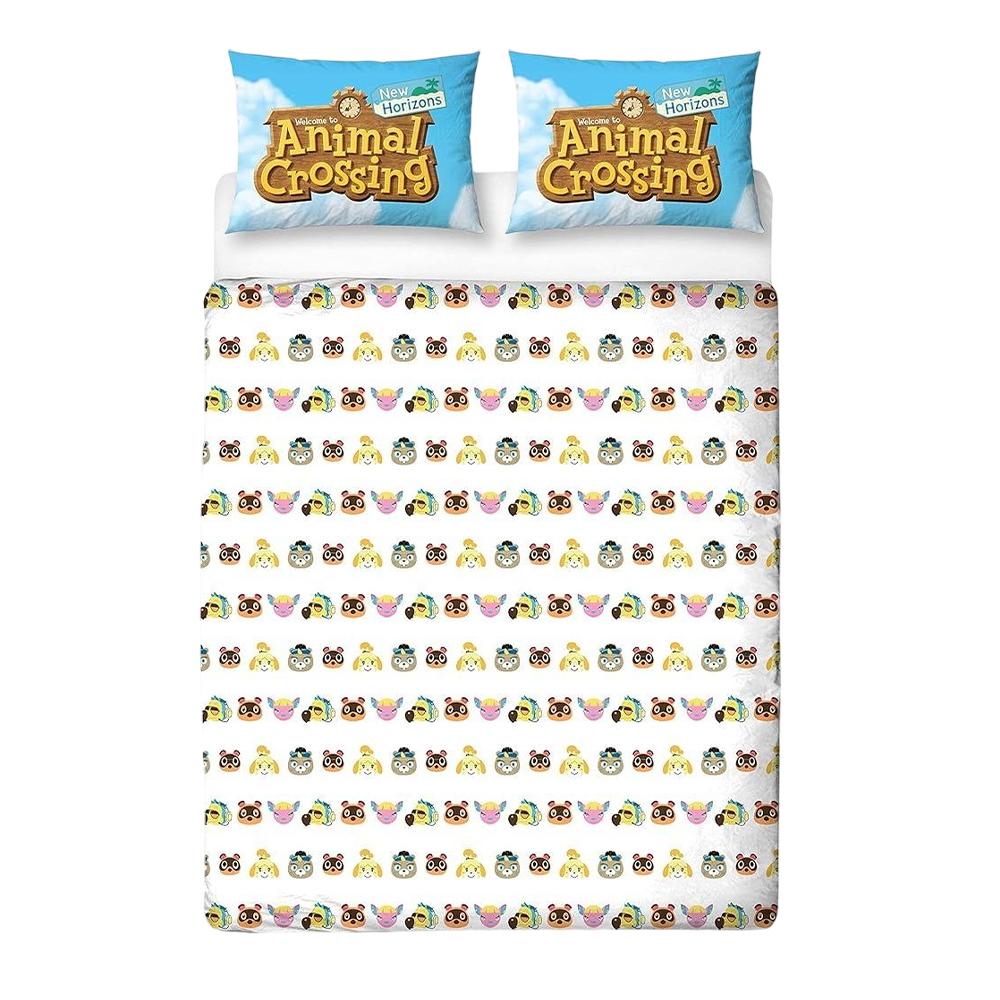 Animal Crossing Beach Reversible Duvet Set (Pack of 2)
