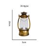 Mini Retro Portable Pony Lantern: Halloween Oil Lamp & Electronic Candle Night Light