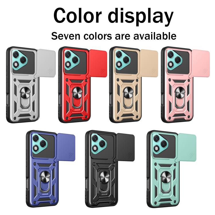 Phonecase for Honor 400 Lite Global Sliding Camera Cover Design TPU+PC Phone Case
