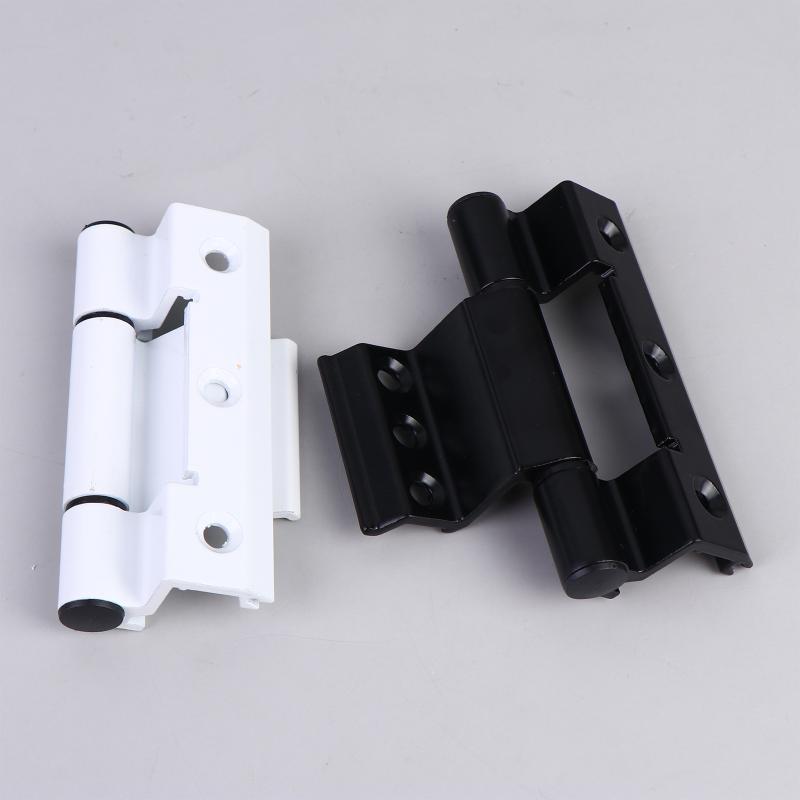 Black/White Broken Bridge Window Hinge In Aluminum Alloy For High-Quality Residential Furniture Hardware Accessories