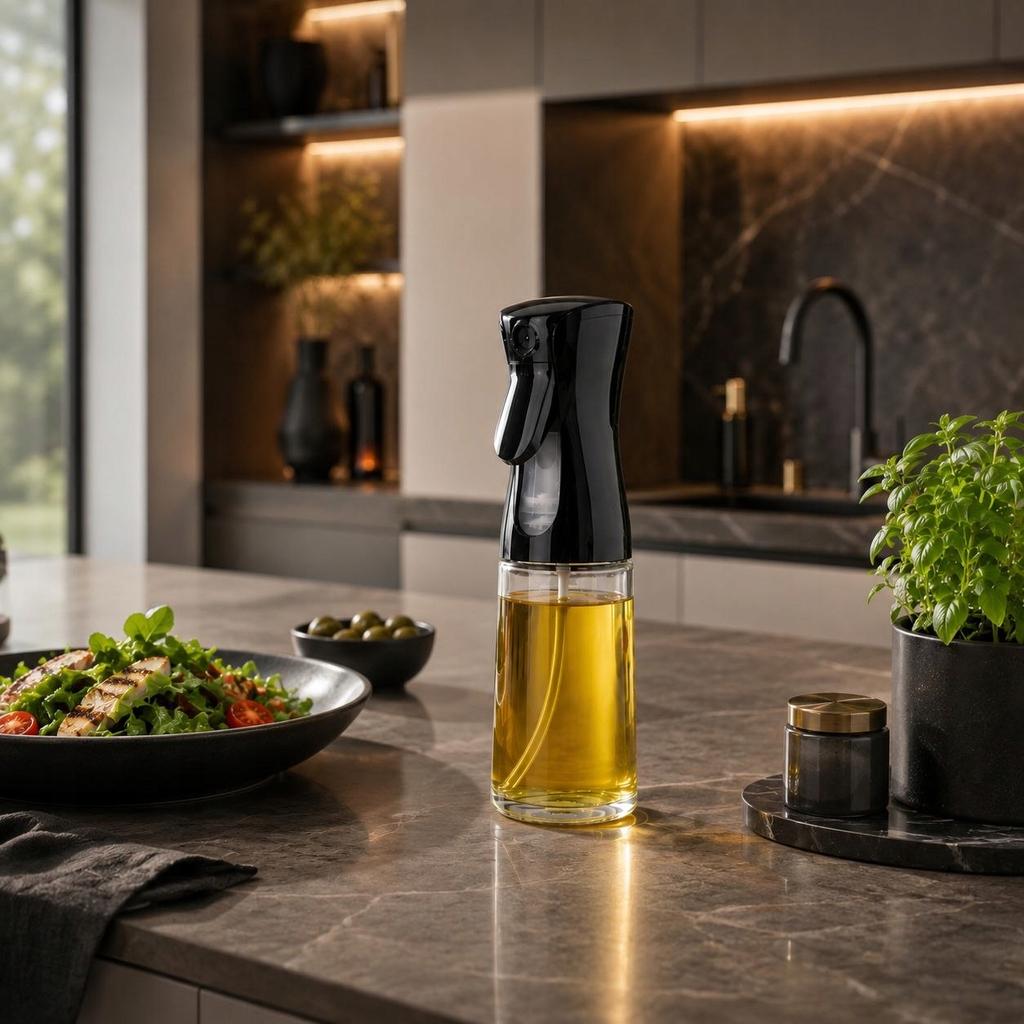 Oil Sprayer Dispenser 220ml Glass Oil Dispenser