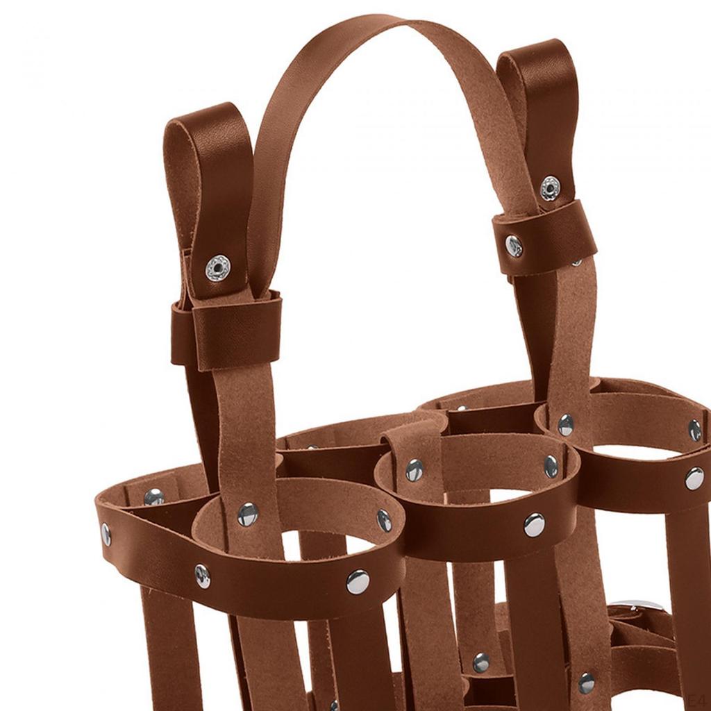 Držák na pivní láhev pro jízdní kolo, Kožený držák, Cestovní a turistický držák na nápoje