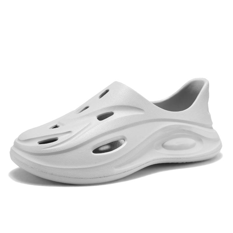 Fashion New Women Men Clogs Summer Female Thick Bottom Home Slides Soft EVA Dry Wedges Platform Garden Shoes Beach Sandals Home Slippers