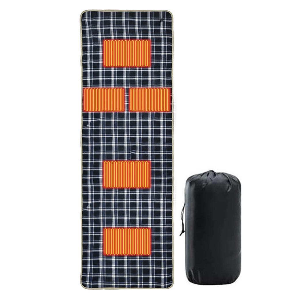 5V USB-Schlaf-Elektro-Heizkissen Heizkissen Kältebeständig 3-stufige Temperatur für Outdoor-Camping Beheizte elektrische Matte