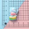 10Pcs New Cute Cartoon Circus Magician, Sea Lion, Clown Series Flat Back Ornament Jewelry Bows Accessories