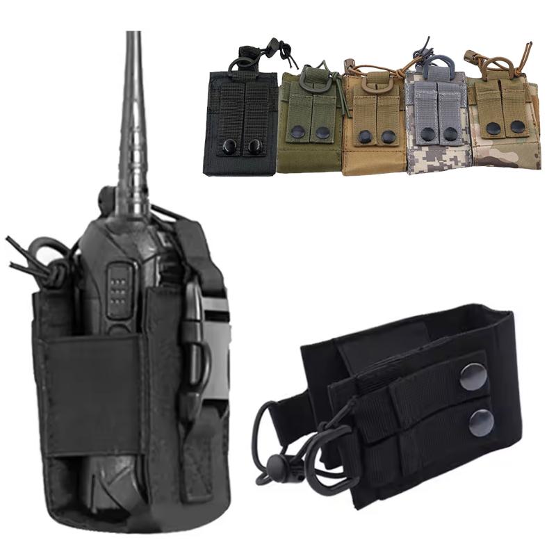 2026 Tactical Radio Pouch Hunting Walkie Talkie Holder Interphone Hanging Bag Molle Nylon Magazine Pouch Pocket Caza