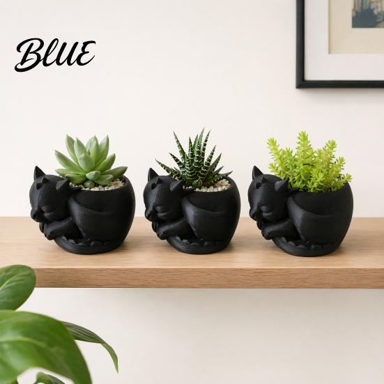Matte Texture Desktop Ornament Flowerpot Ornament 3D Printed Sleeping Dragon Shape