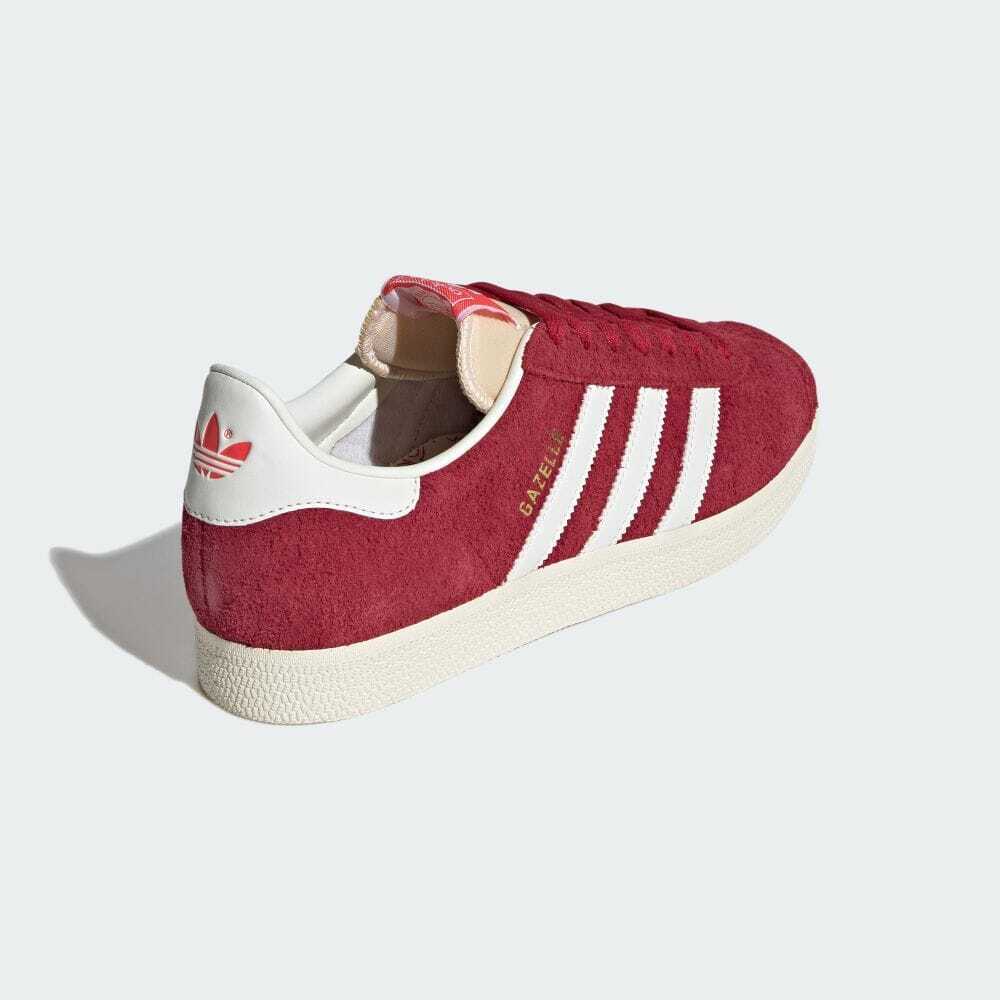 IF9652 Adidas Originals Gazelle Team Victory Red Off White Cream White (Men's)