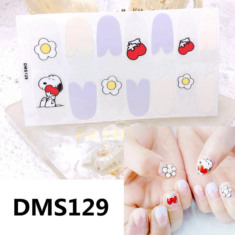 New Adorable Cartoon Expression Nail Stickers - Fun, Cute, No-Bake Design