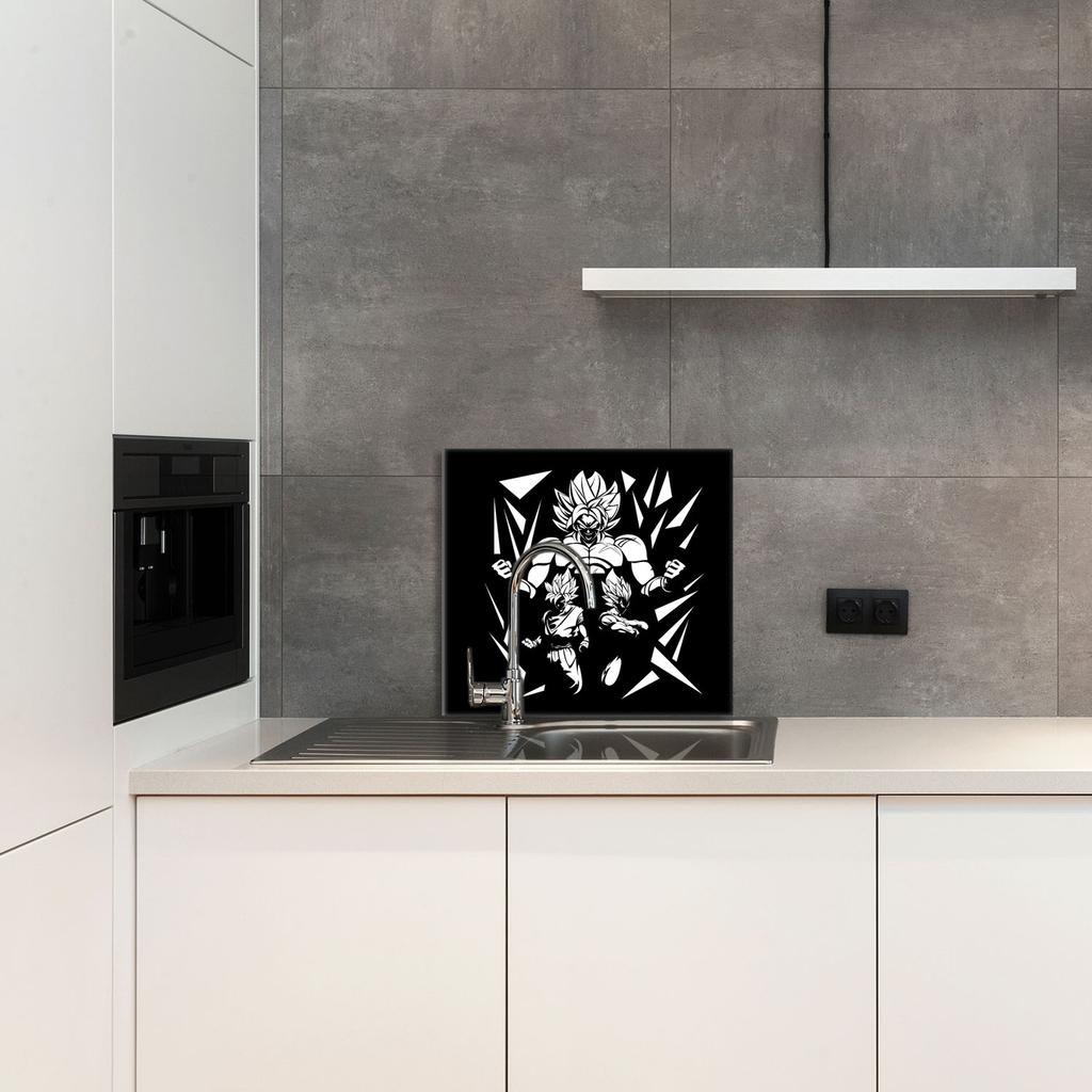 PANEL SZKLANY DO KUCHNI 65x60 Anime