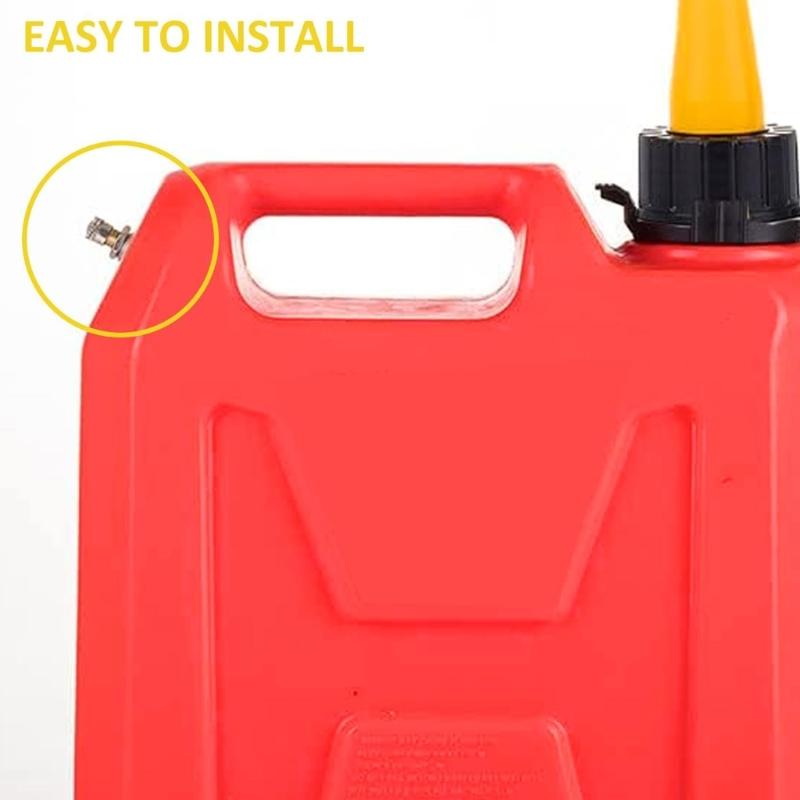 Brasses Fuels Tank Vent Cap Set With Double Sealed Rubber Gaskets Industrial Fuels Tank Vent Accessories For Leak Prevention