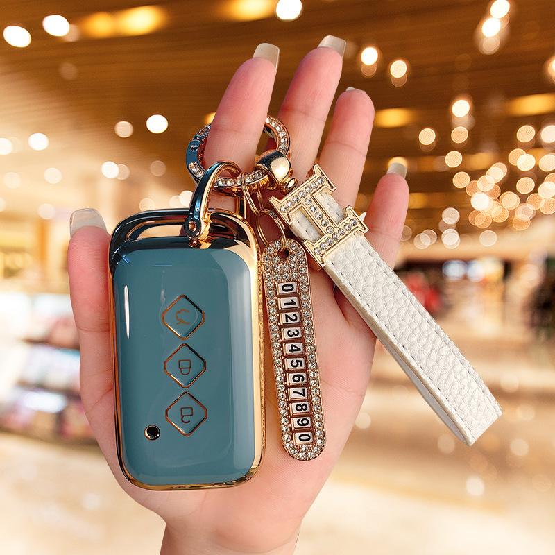 Applicable To 2022 Wuling Xingchen Car Key Cover, Jiachen Xinghui Xingyao Xingguang High-end Bag Protective Case Buckle
